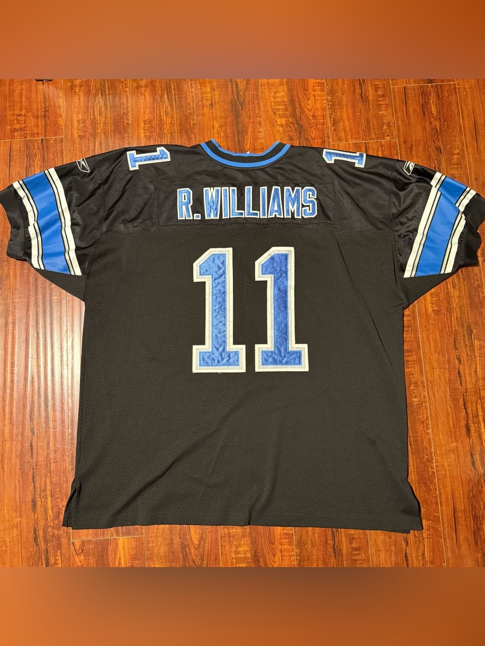 Roy Williams VTG Detroit Lions Reebok NFL Players Jersey Sz 56-2XL Preowned Read